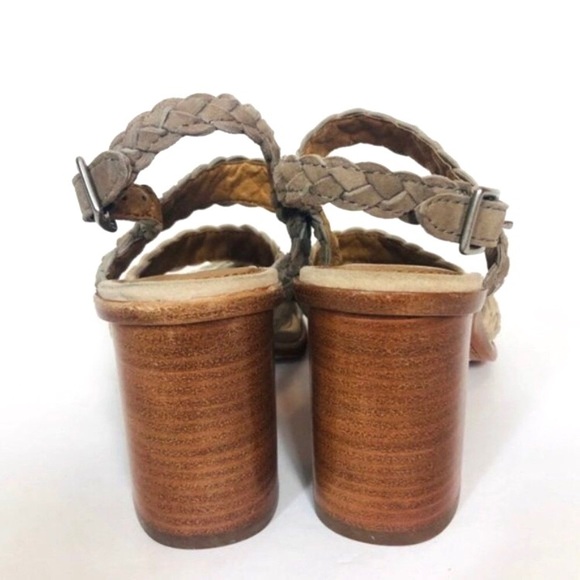 Frye Amy Woven Braid Block Heel Sandal - Picture 5 of 7